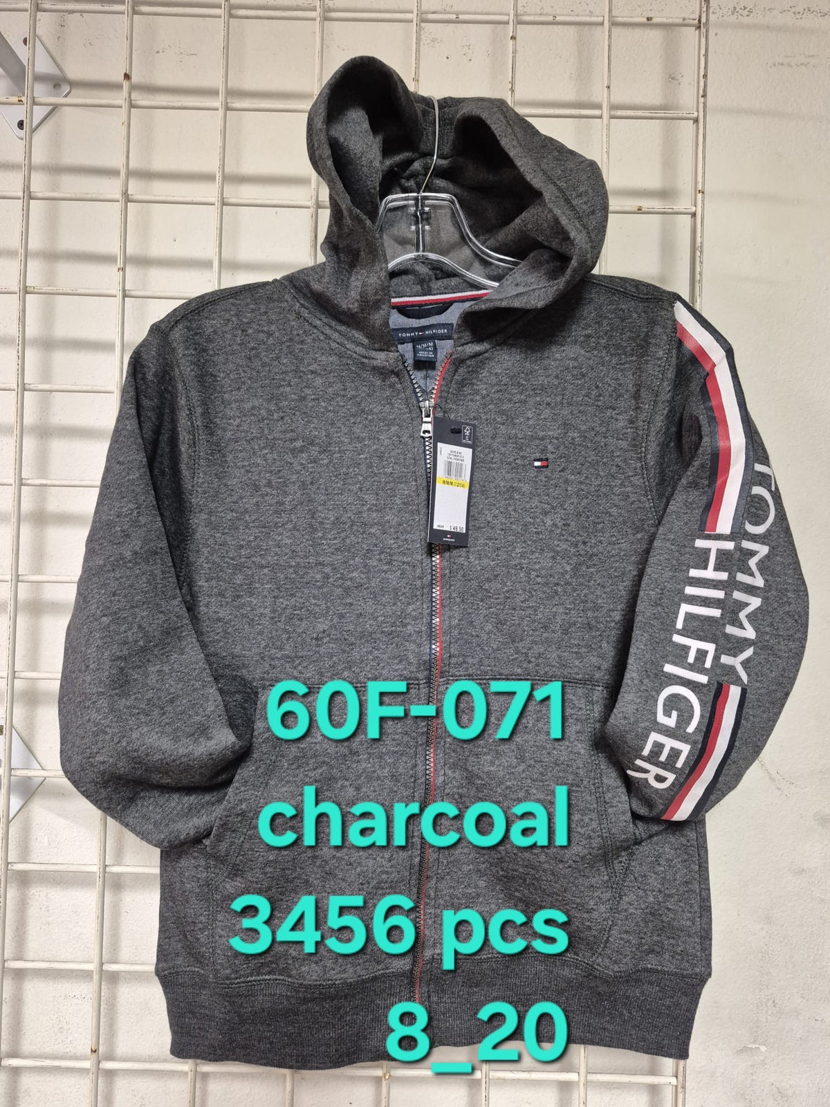Tommy Hilfiger Kids/Niños Hoodies Gris 8-20 años al por Mayor -  Precio por unidad: $16.50 USD