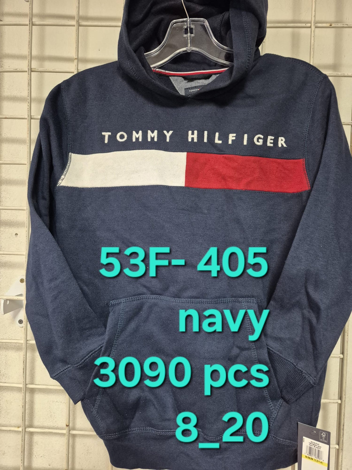 Tommy Hilfiger Kids/Niños Hoodies Azul 8-20 años al por Mayor -  Precio por unidad: $16.50 USD