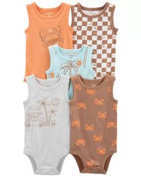 Carter´s Bodysuits 4/5 piezas al por Mayor - Precio por conjunto: $16.75 USD