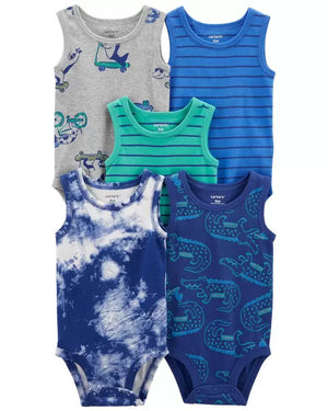 CARTER'S BODYSUITS DE 4 y 5 PIEZAS. PRECIO POR CADA CONJUNTO: $16.50 USD.