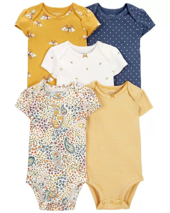 Carter´s Bodysuits 4/5 piezas al por Mayor - Precio por conjunto: $16.75 USD