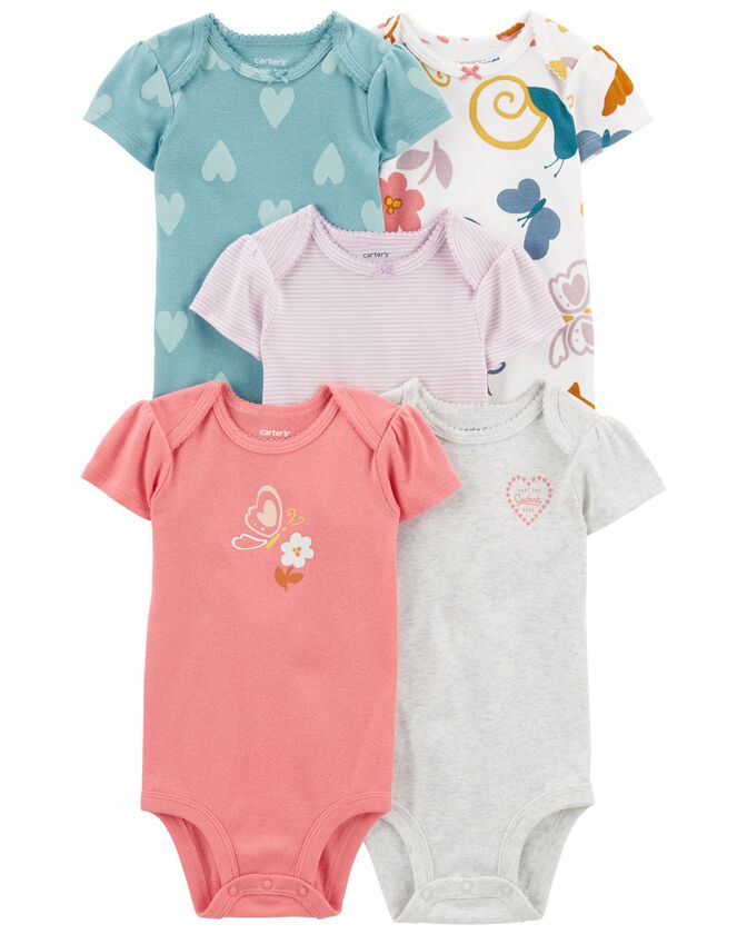 Carter´s Bodysuits 4/5 piezas al por Mayor - Precio por conjunto: $16.75 USD