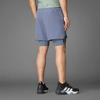 Adidas Men's/Hombre Shorts/Pantalonetas Deportivas con Compression Shorts 2 in 1 al por Mayor - Precio por unidad: $17.50 USD
