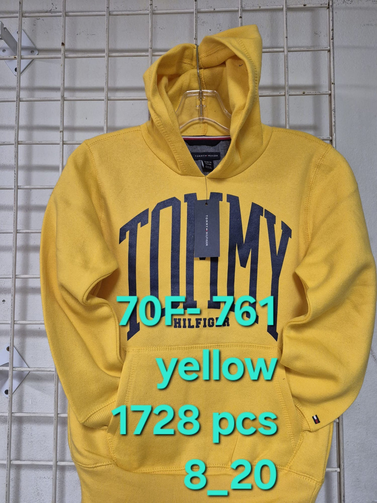 Tommy Hilfiger Kids/Niños Hoodies Amarillo 8-20 años al por Mayor -  Precio por unidad: $16.50 USD