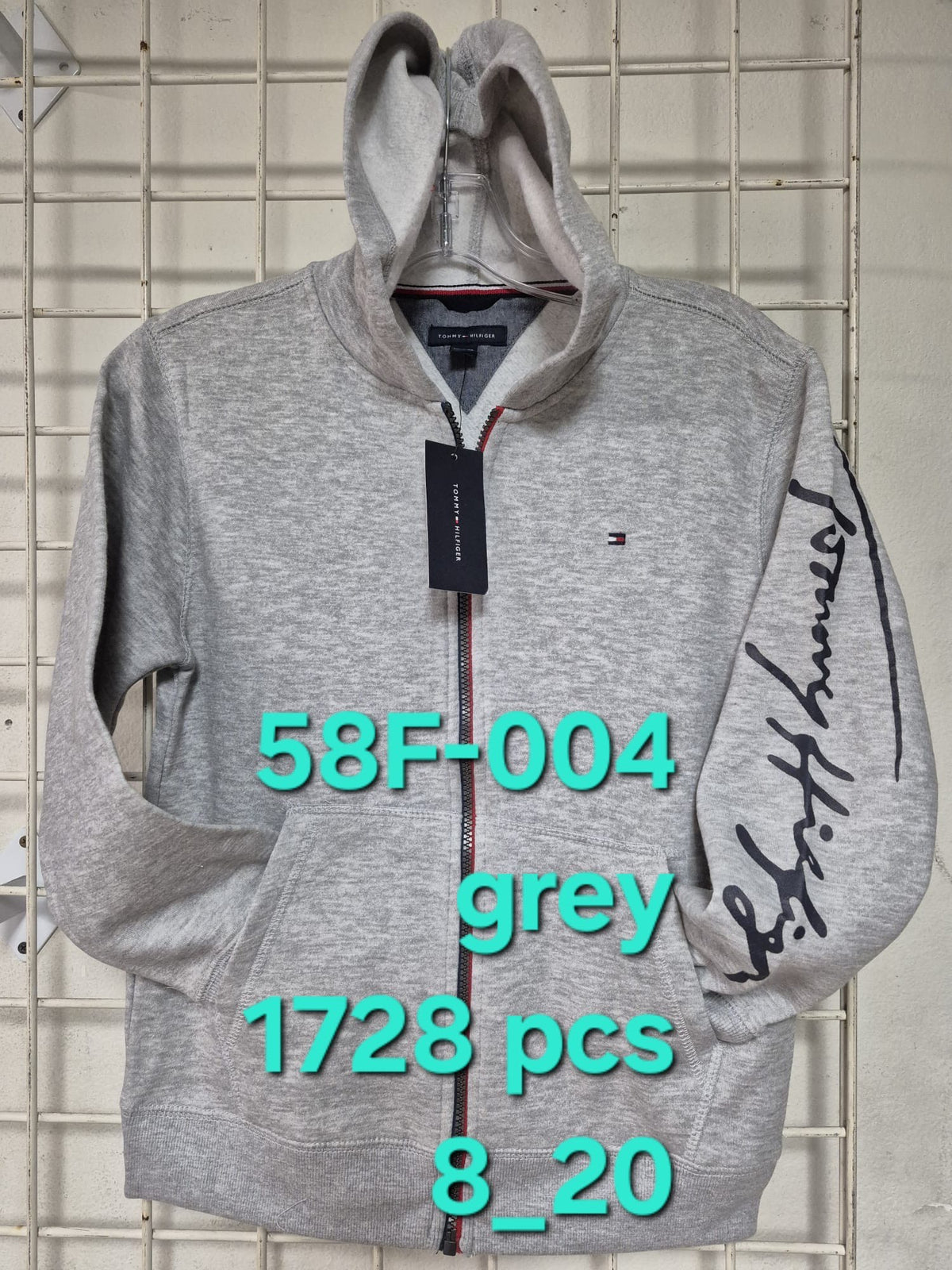 Tommy Hilfiger Kids/Niños Hoodies Gris 8-20 años al por Mayor -  Precio por unidad: $16.50 USD