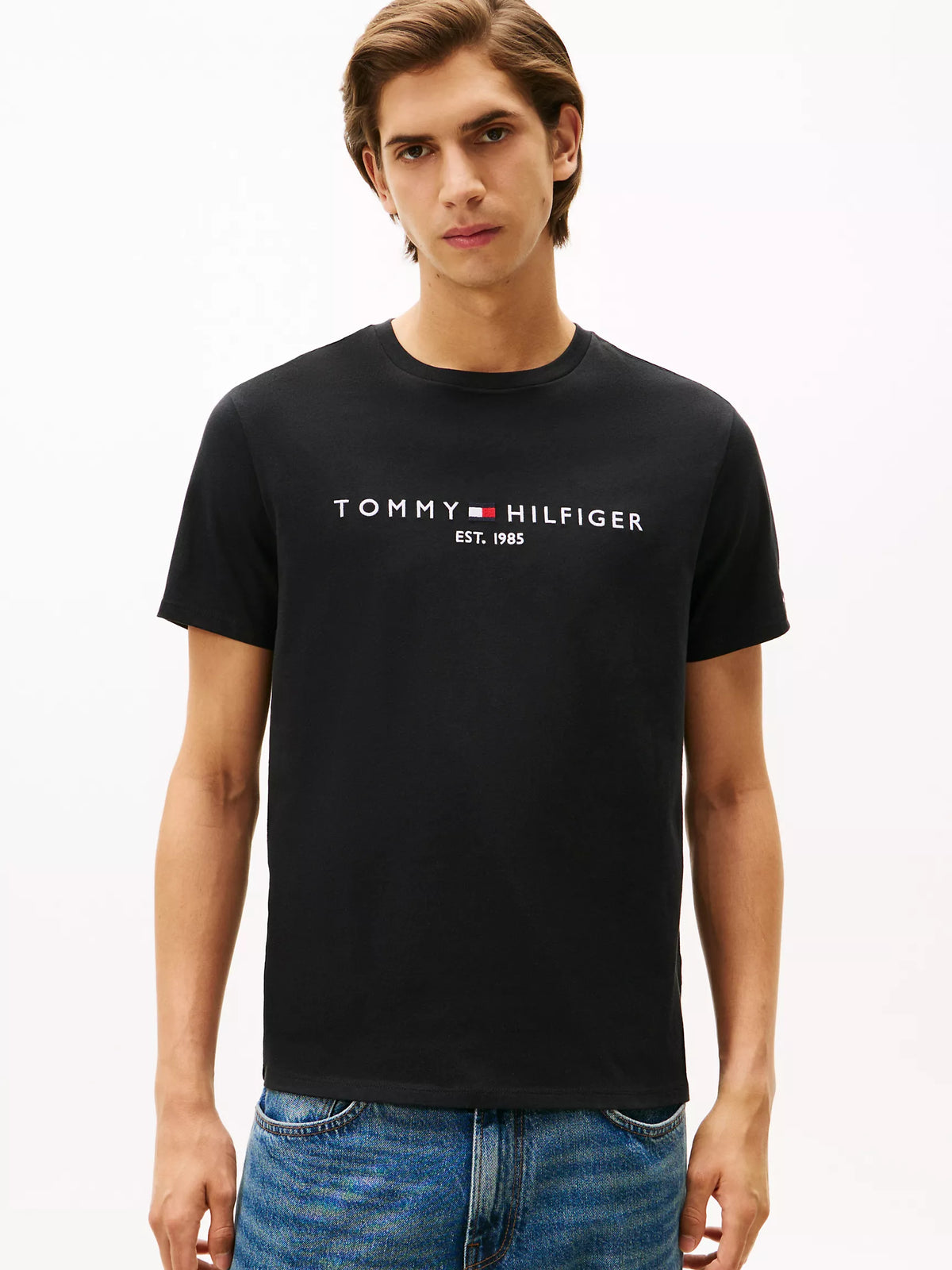 Tommy Hilfiger Men's/Hombre T-Shirt/Camisetas LOGO TEE al por Mayor - Precio por unidad: $16.25 USD