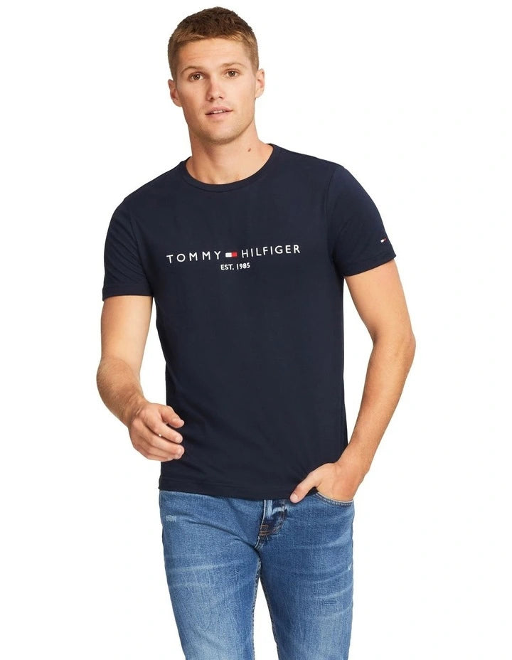 Tommy Hilfiger Men's/Hombre T-Shirt/Camisetas LOGO TEE al por Mayor - Precio por unidad: $16.25 USD
