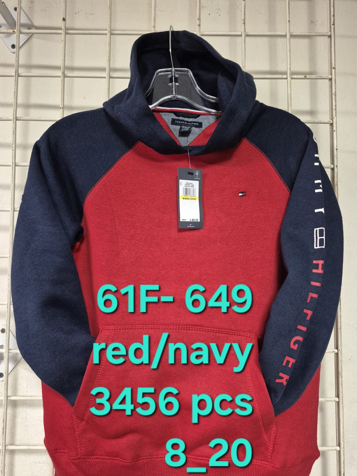 Tommy Hilfiger Kids/Niños Hoodies Rojo/Azul 8-20 años al por Mayor -  Precio por unidad: $16.50 USD