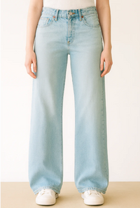 Levi's Jeans/Pantalones Wide Loose BAGGY/XL/WI Modelos Mixtos (Azul, Negro) para Mujer - Precio por unidad: $31.50 USD