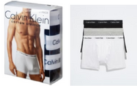 Calvin Klein Men's/Hombre Boxers al por Mayor - Precio por paquete: $19.98 USD