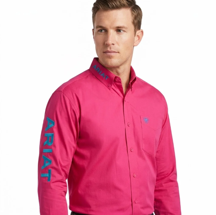 Ariat Men's/Hombre Camisas Manga Larga Vaquera al por Mayor - Precio por unidad: $29.50 USD