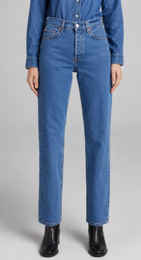 Levi's Jeans/Pantalones Wedgie Straight Blues/Black para Mujer al por Mayor - Precio por unidad: $28.95 USD