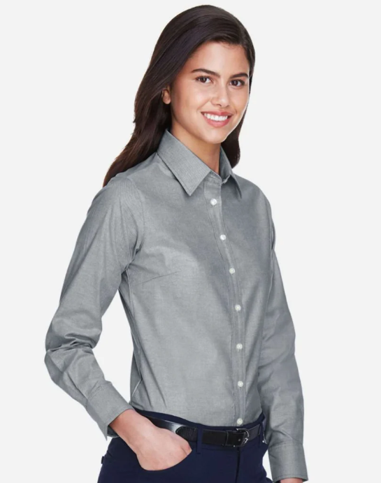 Harriton Women's/Mujer Camisas Oxford al por Mayor - Precio por unidad: $14.50 USD