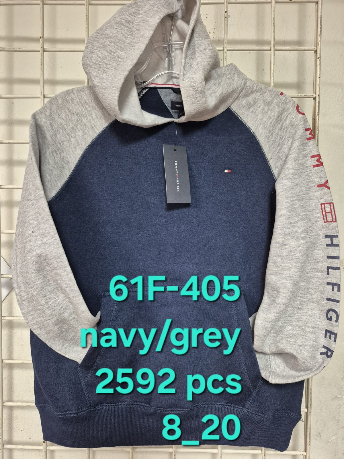 Tommy Hilfiger Kids/Niños Hoodies Gris/Azul 8-20 años al por Mayor -  Precio por unidad: $16.50 USD