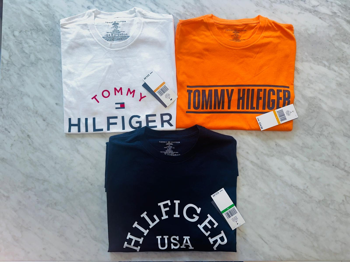 Tommy Hilfiger Men's/Hombre T-Shirt/Camisetas al por Mayor - Precio por unidad: $14.50 USD