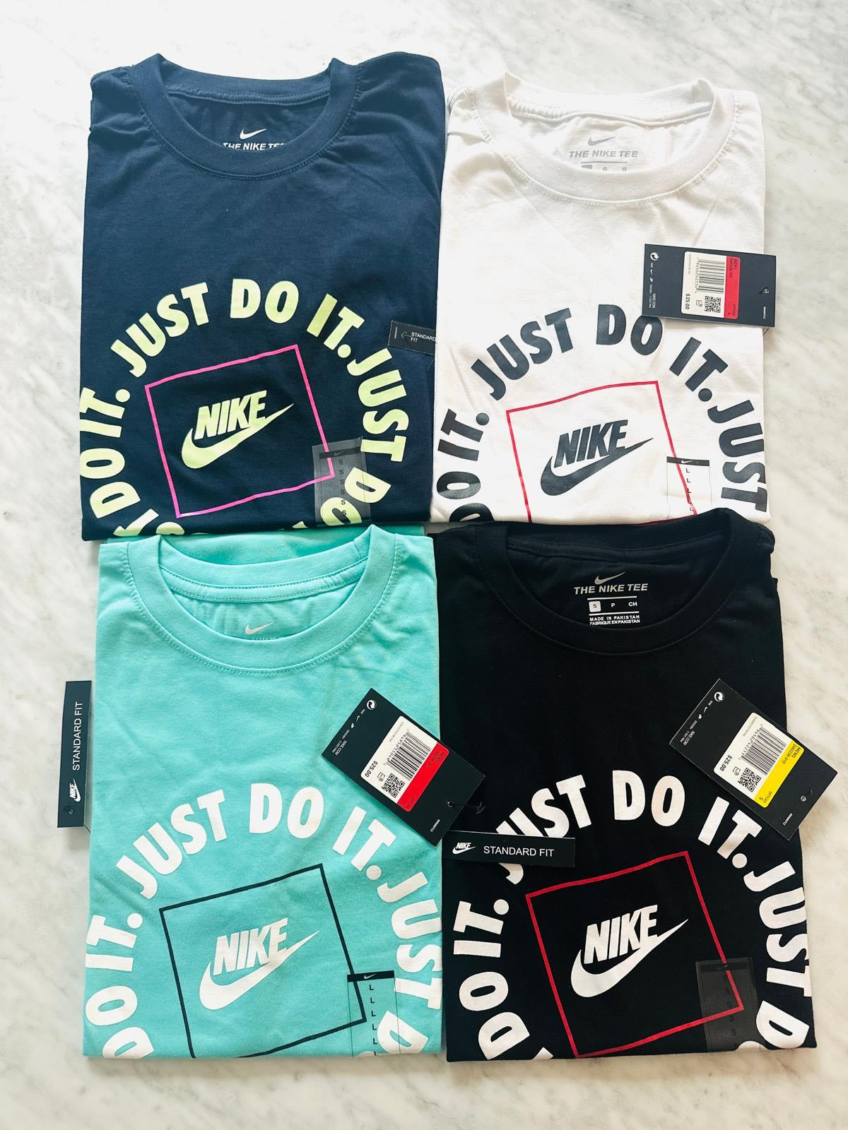 Nike Men's/Hombre T-Shirt/Camisetas "JUST DO IT" al por Mayor - Precio por unidad: $14.50 USD