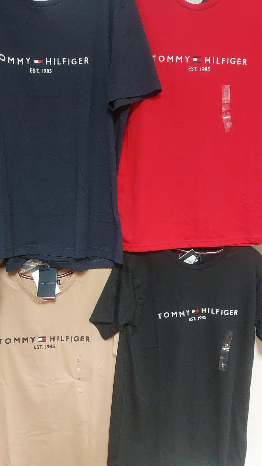 Tommy Hilfiger Men's/Hombre T-Shirt/Camisetas LOGO TEE al por Mayor - Precio por unidad: $14.50 USD