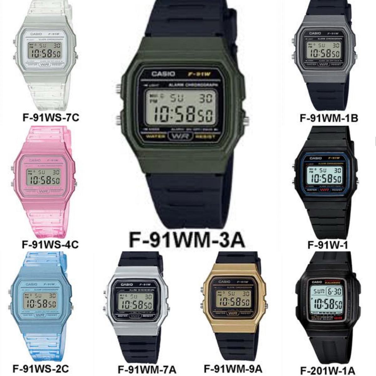 Casio Relojes al por Mayor - Precio por unidad: $19.98 USD
