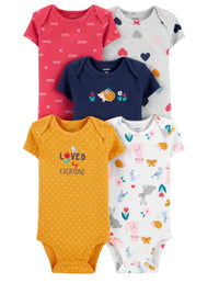 Carter´s Bodysuits 4/5 piezas al por Mayor - Precio por conjunto: $16.75 USD