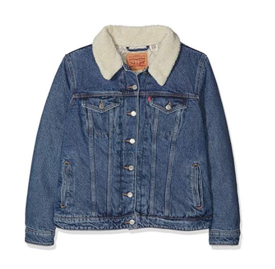 Chamarra De Mezclilla Con Borrega Levis Jacket Outfit Chamarra De