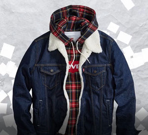 CHAQUETAS PARA HOMBRE LEVI'S CON SHERPA PRECIO POR UNIDAD: $47.50 USD.